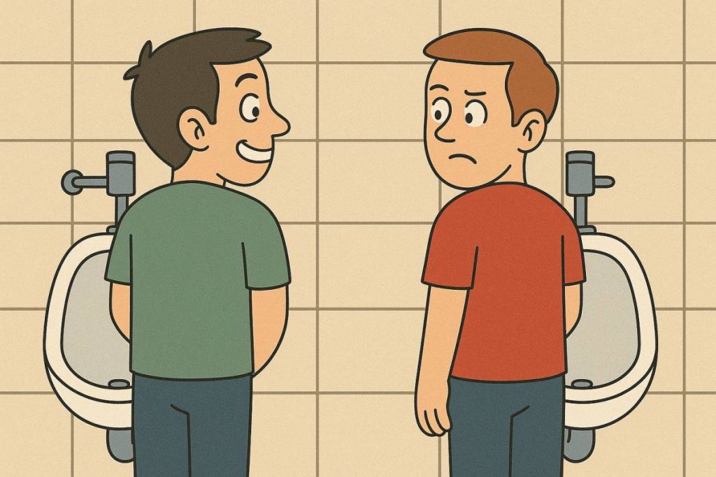 Make Eye Contact at the Urinal