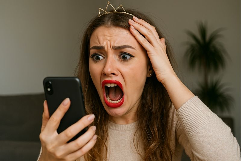 Social media drama queen