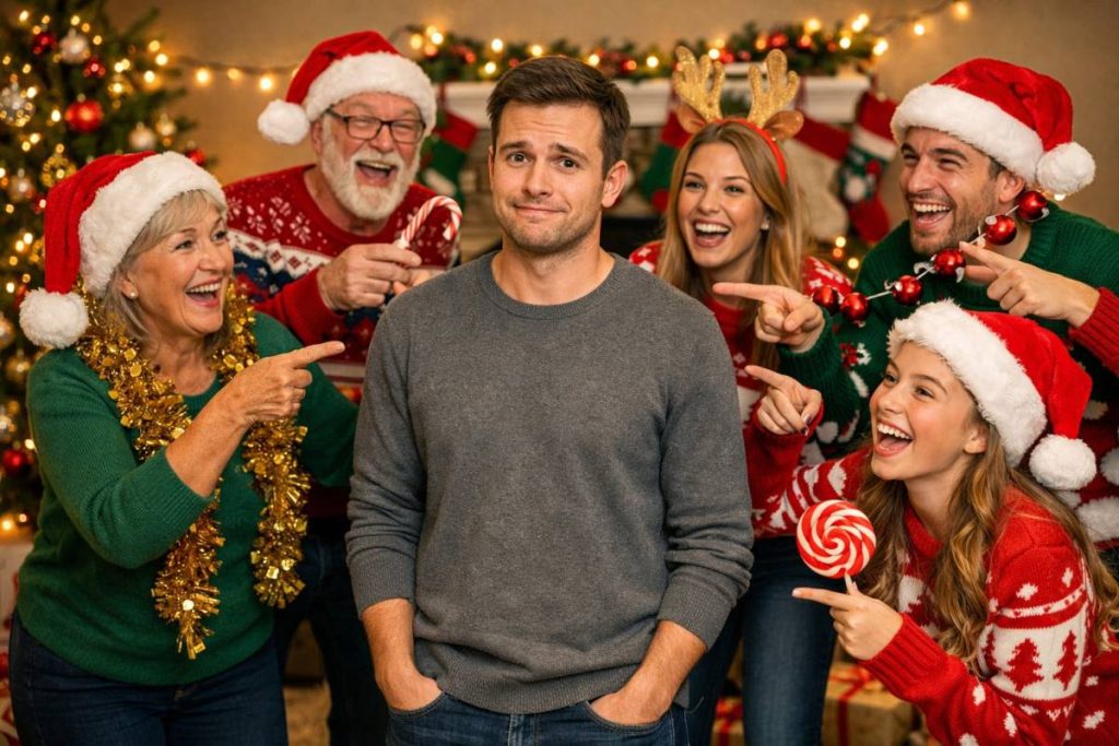 Holiday spirit, too much or too little.