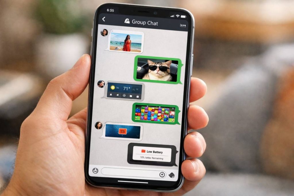 Don't Send Screenshots in a Group Chat Without Explaining Them